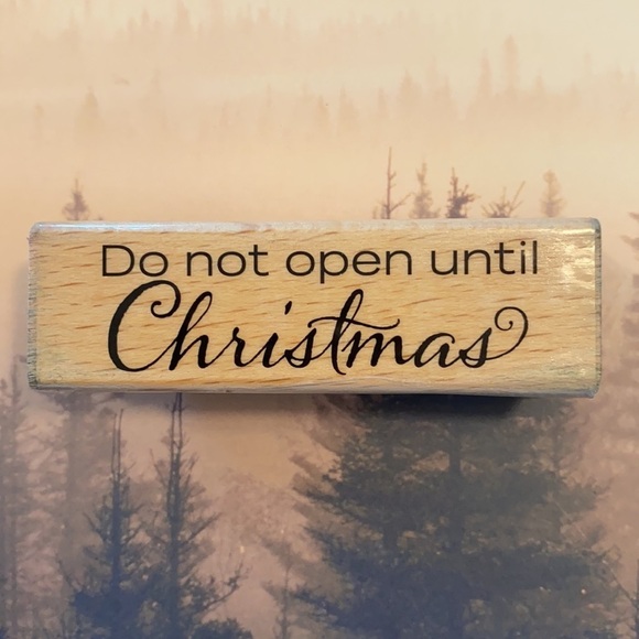 Lot of Wood Mounted Christmas Stamps No Peeking! - Picture 7 of 8